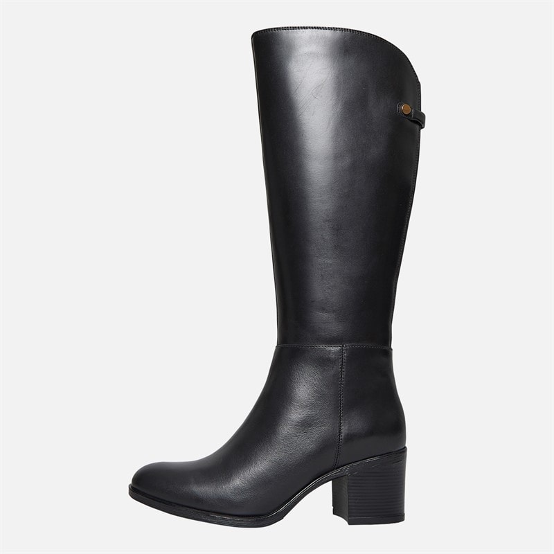 Womens New Knee High Boots Black - Image 2