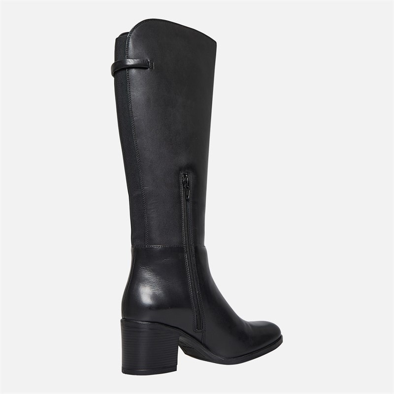 Womens New Knee High Boots Black - Image 5