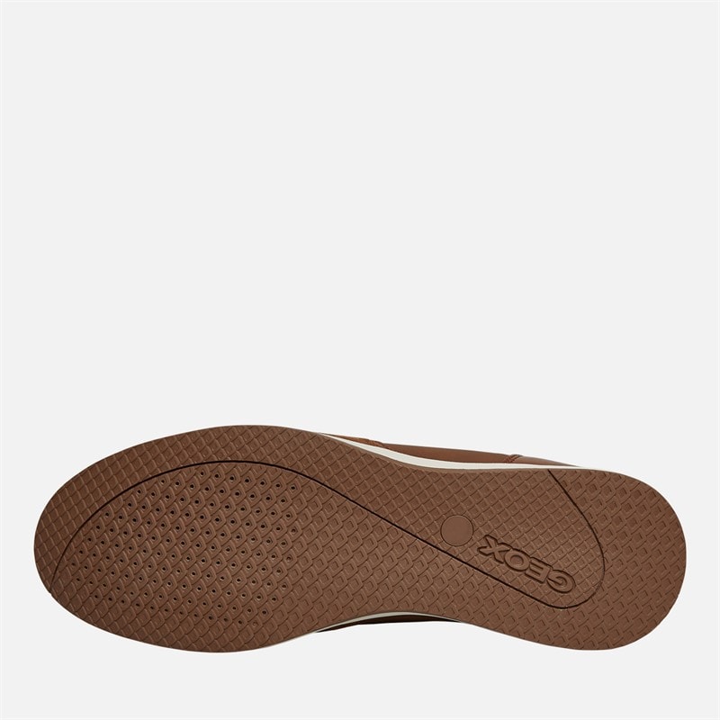 Mens Avery Zip Trainers Brown - Image 2