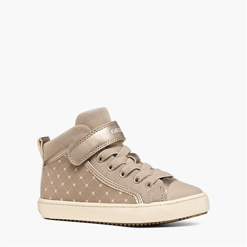 Infant Girls Kalispera Trainers Dark Beige - Image 5