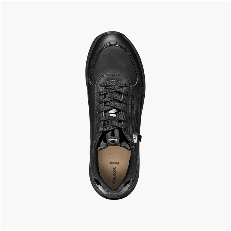 Womens Bulmya Side Zip Trainers Black - Image 4