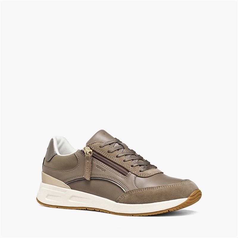 Womens Bulmya Side Zip Trainers Dove Grey - Image 5
