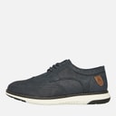Mens New Derby Brogue Shoes Navy Nubuck
