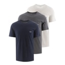 Mens Three Pack T-Shirts Grey/White/Navy