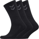 Three Pack Crew Socks Black
