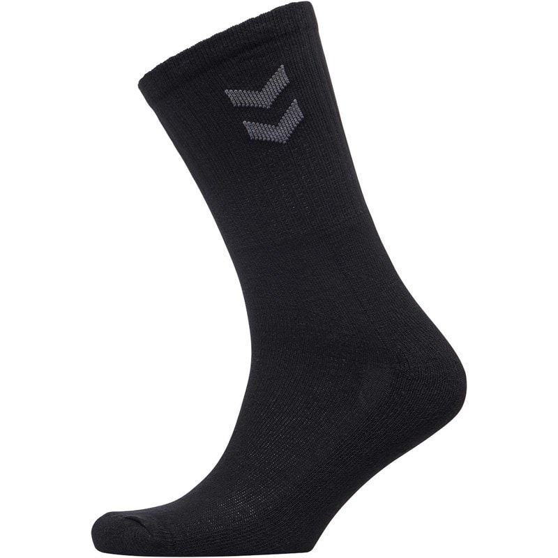 Three Pack Crew Socks Black - Image 3