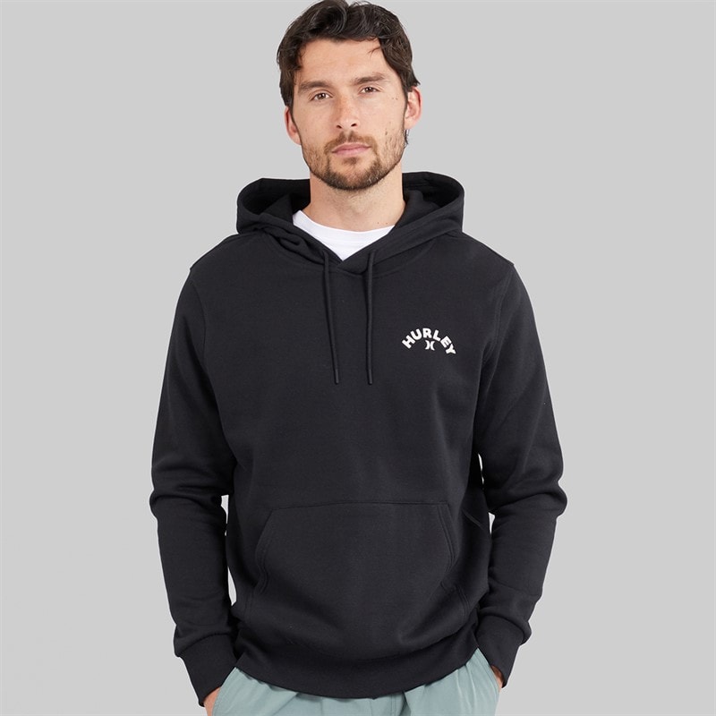Mens Flame Eyed Hoodie Black - Image 2