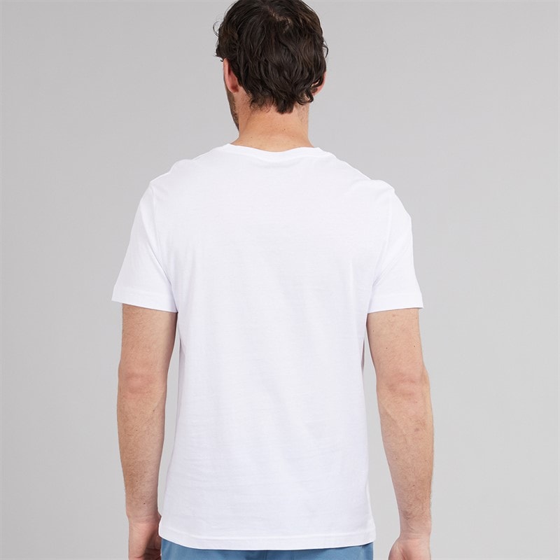 Mens Traditional Graphic T-Shirt White - Image 2
