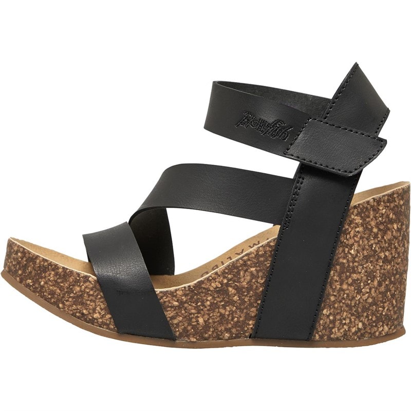 Womens Hydra Sandals Black Pisa - Image 2