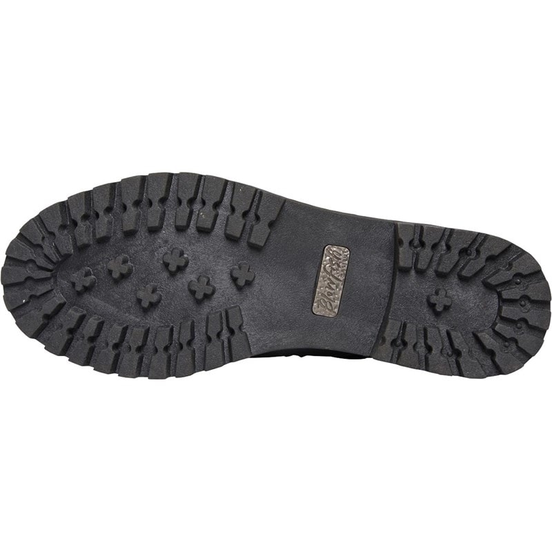 Womens Ruffle Boots Black Bronco - Image 2