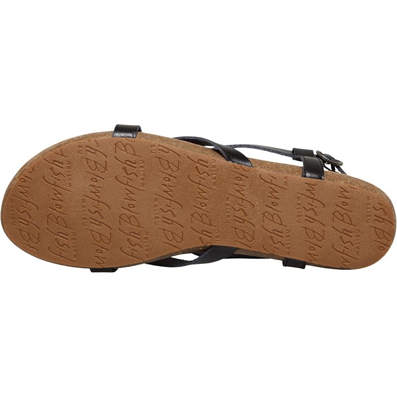 Womens Granola-B Sandals Black Dyecut - Image 4