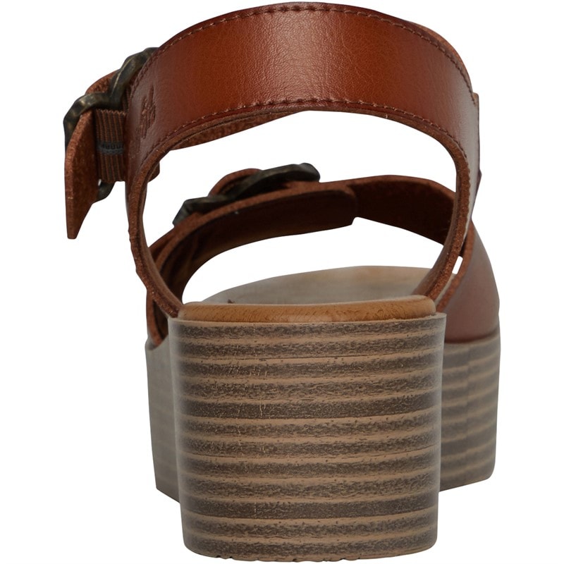 Womens Leeds Platform Sandals Scotch Dyecut - Image 4