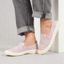 Womens Malibu Beachfront Slip On Canvas Shoes Purple