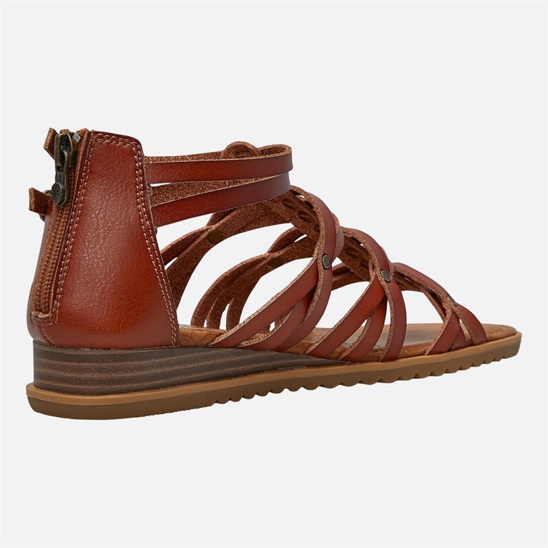 Womens Bloomy Ankle Strap Sandals Scotch Dyecut - Image 5