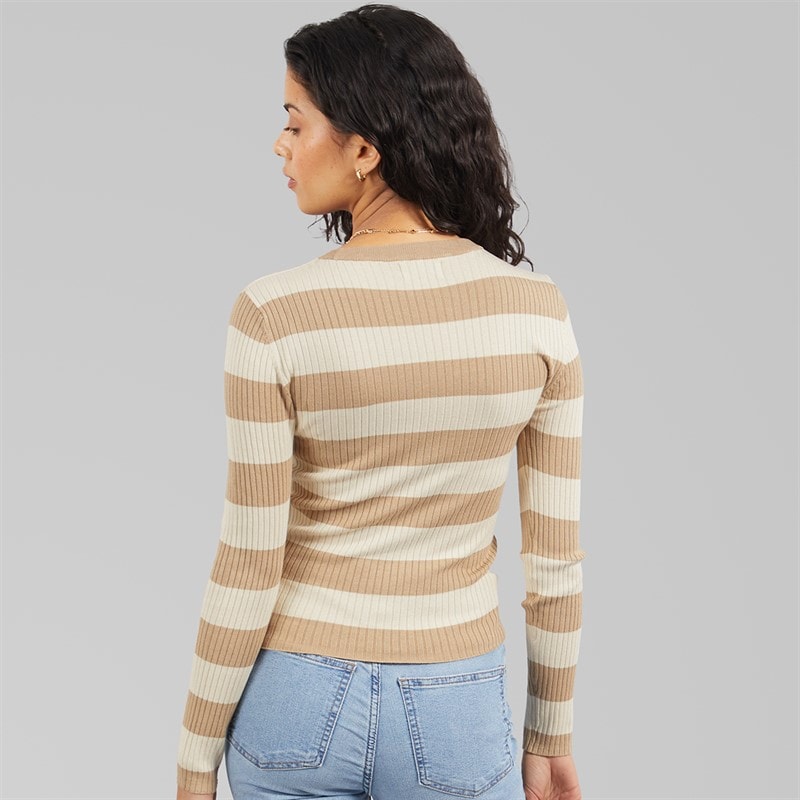 Womens Plum Long Sleeve Knit Pullover Humus - Image 2