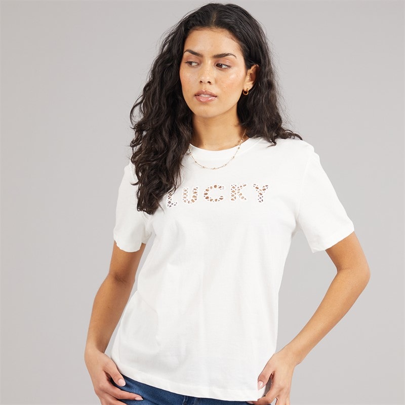 Womens Selma T-Shirt Cloud Dancer - Image 3