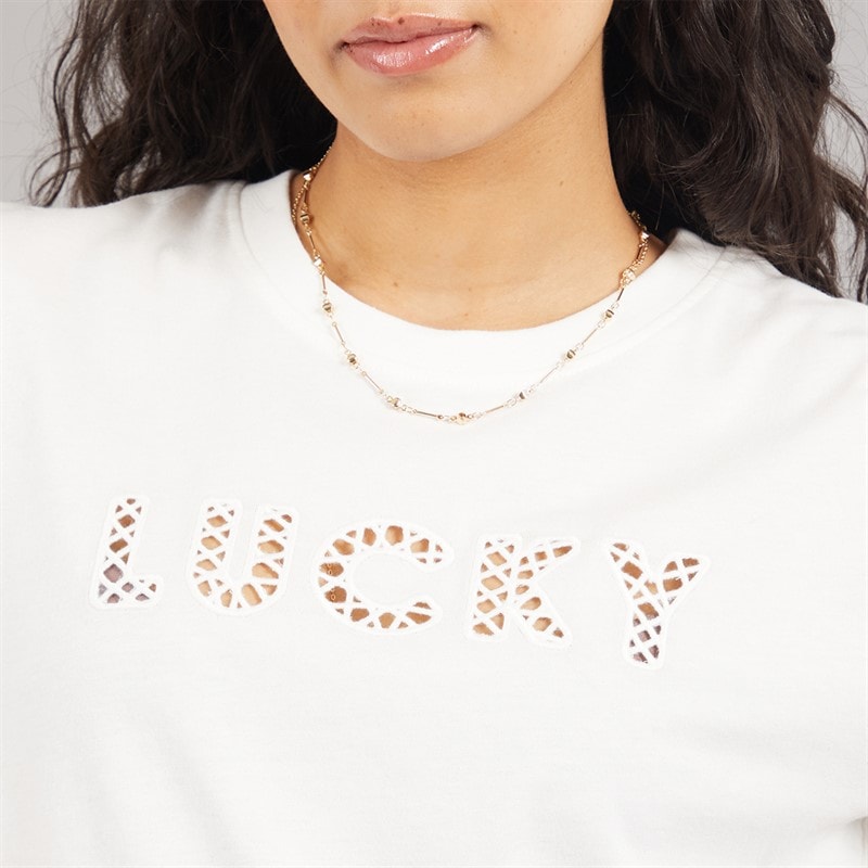 Womens Selma T-Shirt Cloud Dancer - Image 5