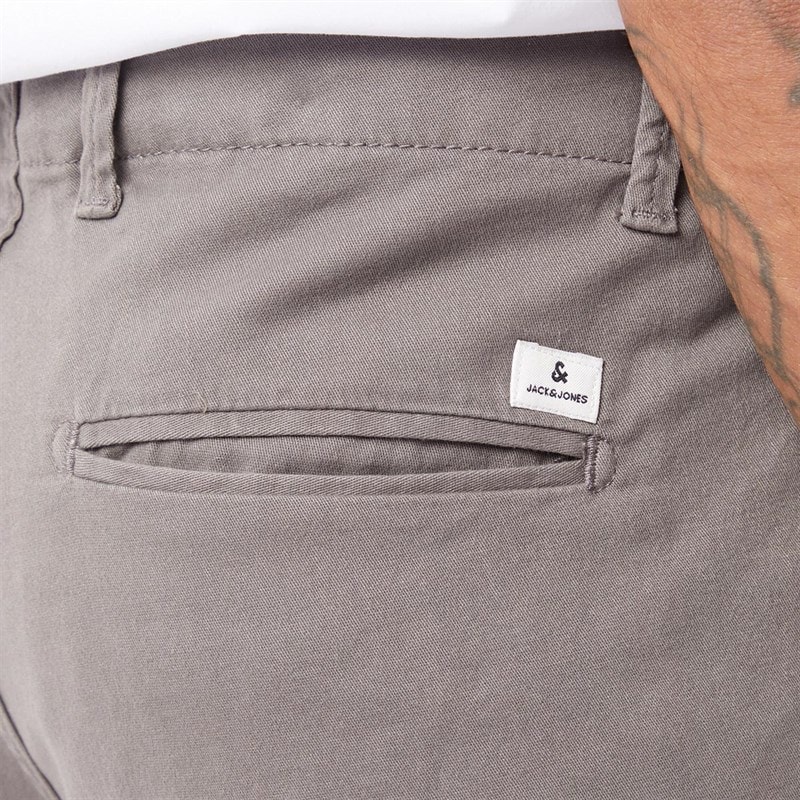 Mens JJ Base Chino Shorts Charcoal Grey - Image 3
