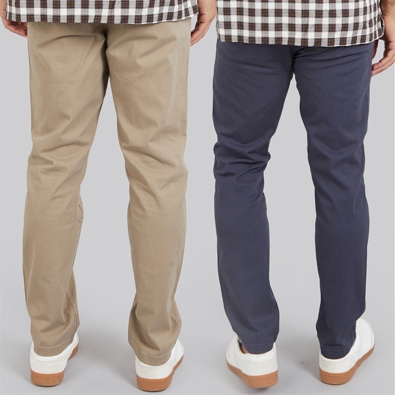 Mens Bolton Dean AKM Two Pack Chinos Beige/Navy Blazer - Image 2