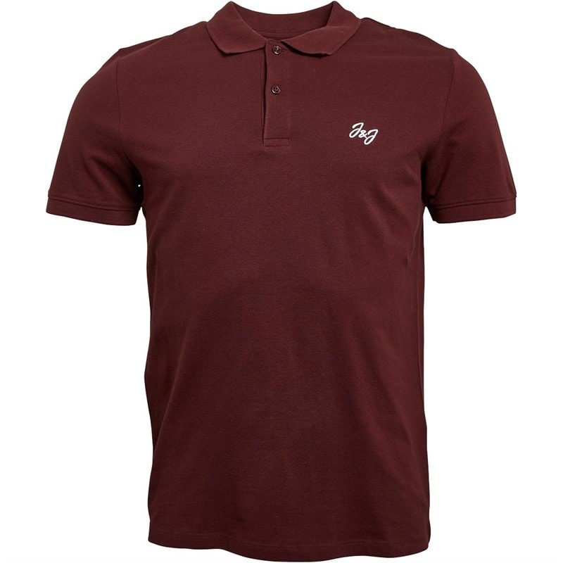 Mens Joseph Three Pack Polo Shirts Navy/Khaki/Burgundy - Image 2