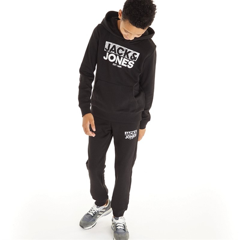 JACK & JONES Boys Zero Tracksuit Black