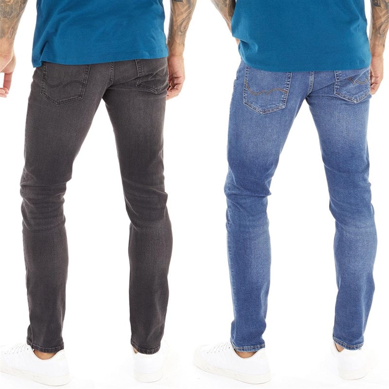 Mens Glenn Sq354/327 Two Pack Jeans Blue/Black - Image 2