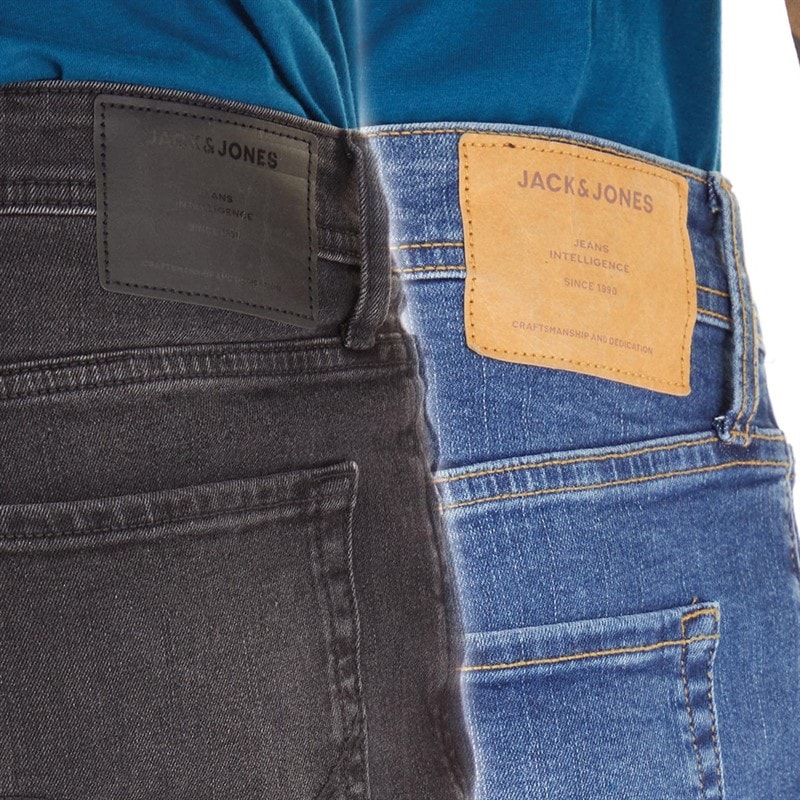 Mens Glenn Sq354/327 Two Pack Jeans Blue/Black - Image 3