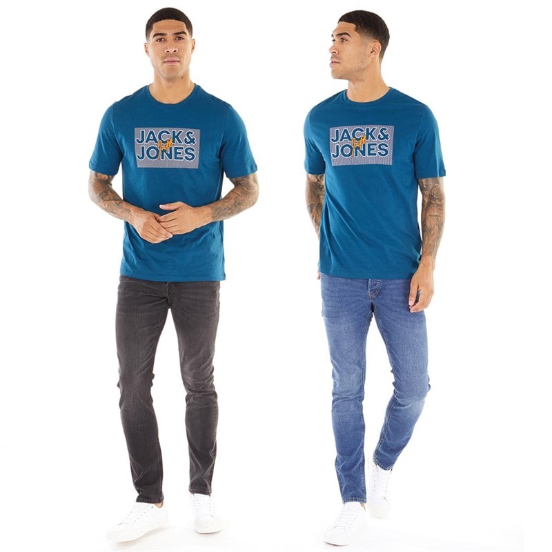 Mens Glenn Sq354/327 Two Pack Jeans Blue/Black - Image 4