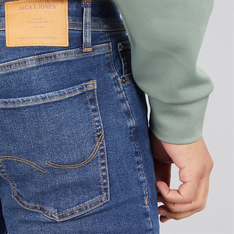 Mens Glenn SQ 327 Slim Fit Jeans Blue - Image 3