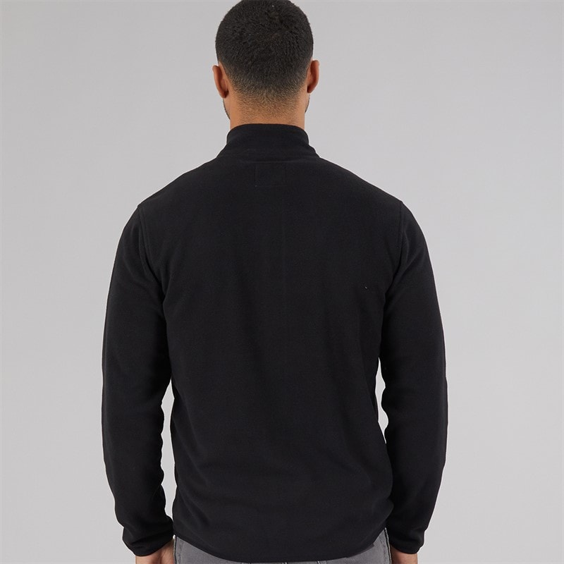 Mens Flame Full Zip Fleece Black - Image 2