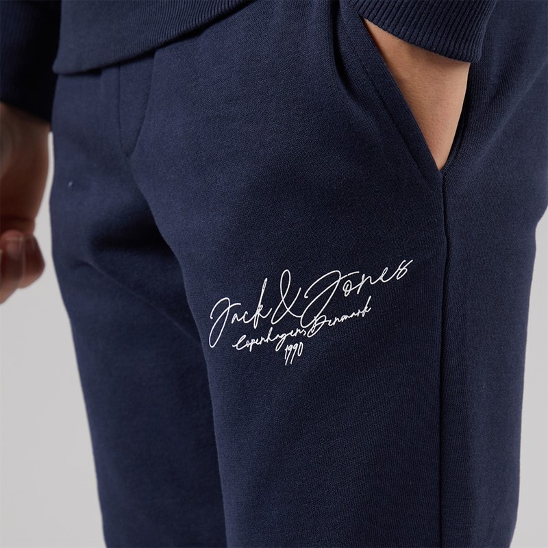 Boys Scripted Tracksuit Navy Blazer - Image 3