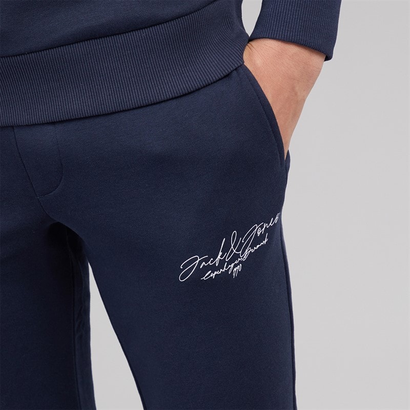Boys Scripted Tracksuit Navy Blazer - Image 5