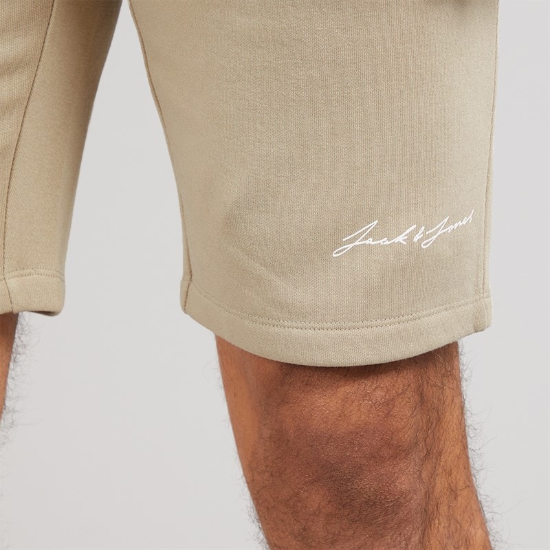 Mens Jaxon T-Shirt And Shorts Set Crockery - Image 3