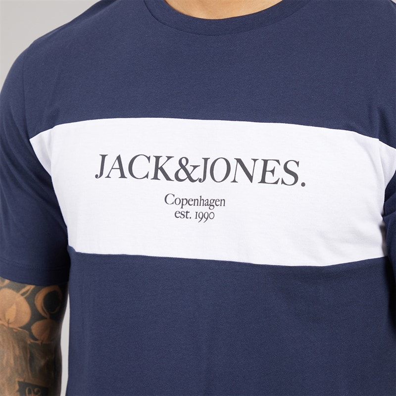 Mens Chester T-Shirt And Shorts Set Navy Blazer - Image 3