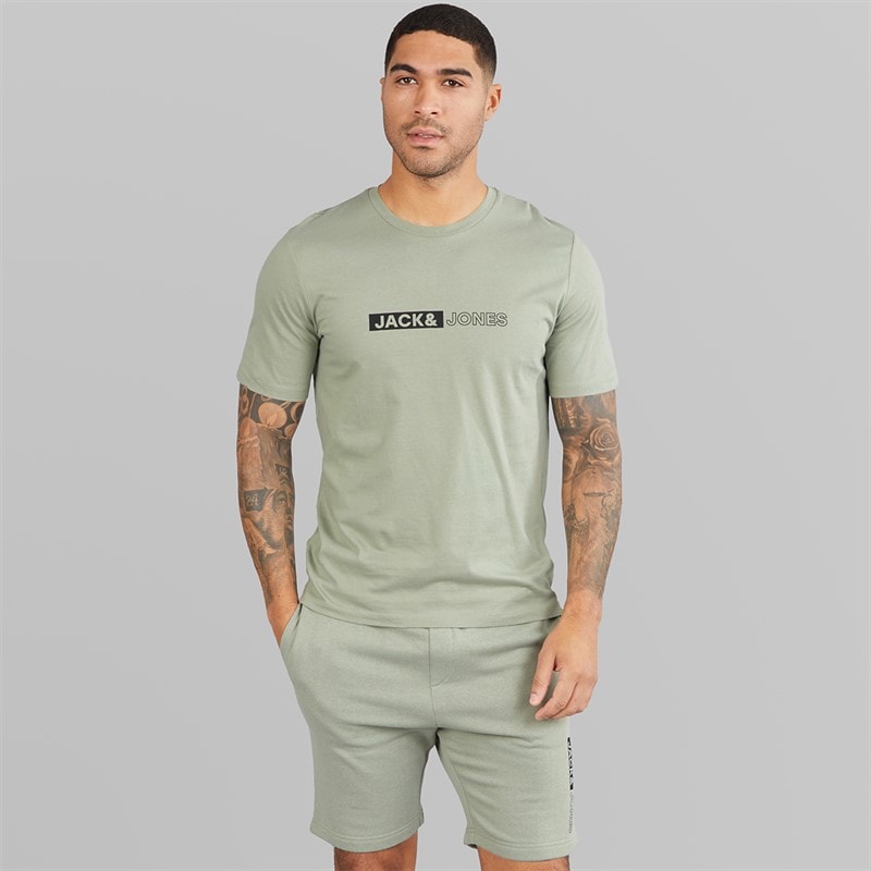 Mens Neo T-Shirt And Short sSet Wrought Iron - Image 1