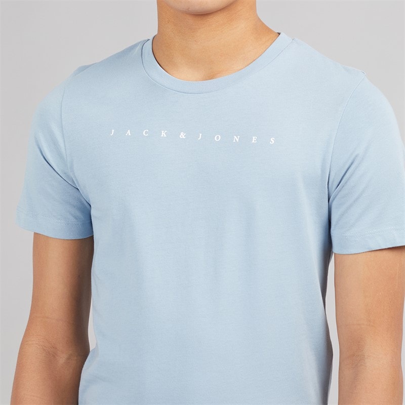Boys Font T-Shirt And Shorts Set Ashley Blue - Image 3