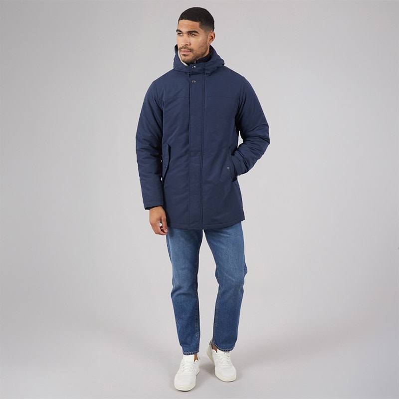 Mens Kyle Parka Navy Blazer - Image 4