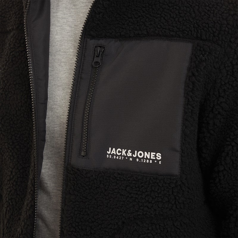 Mens Vesterbro Teddy Jacket Black - Image 3