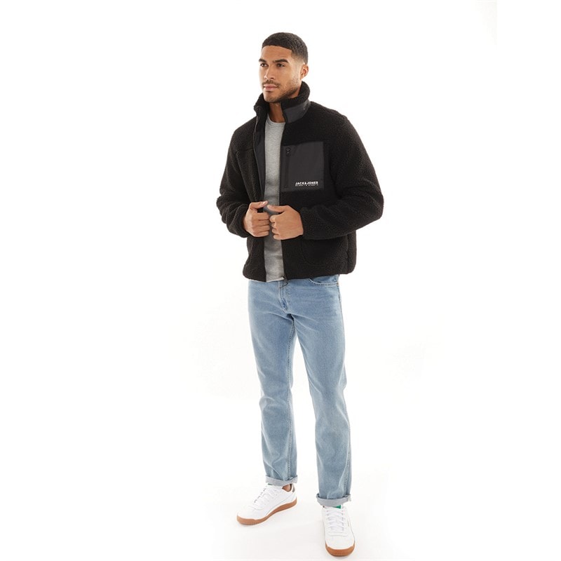 Mens Vesterbro Teddy Jacket Black - Image 4