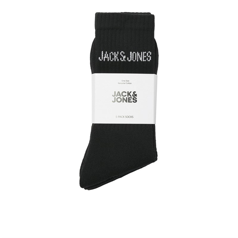 Boys Regen Five Pack Crew Socks Black - Image 2