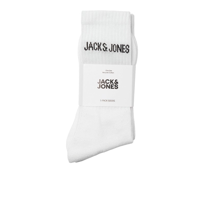 Boys Regen Five Pack Crew Socks White - Image 2