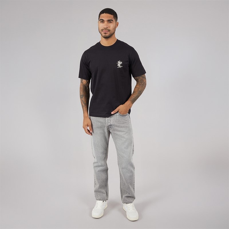 Mens Chris Sq 051 Relaxed Fit Jeans Grey - Image 4