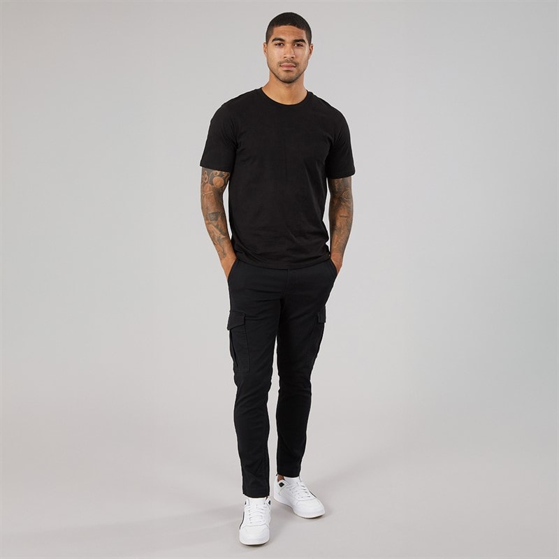 Mens Relaxed T-Shirt Black - Image 3