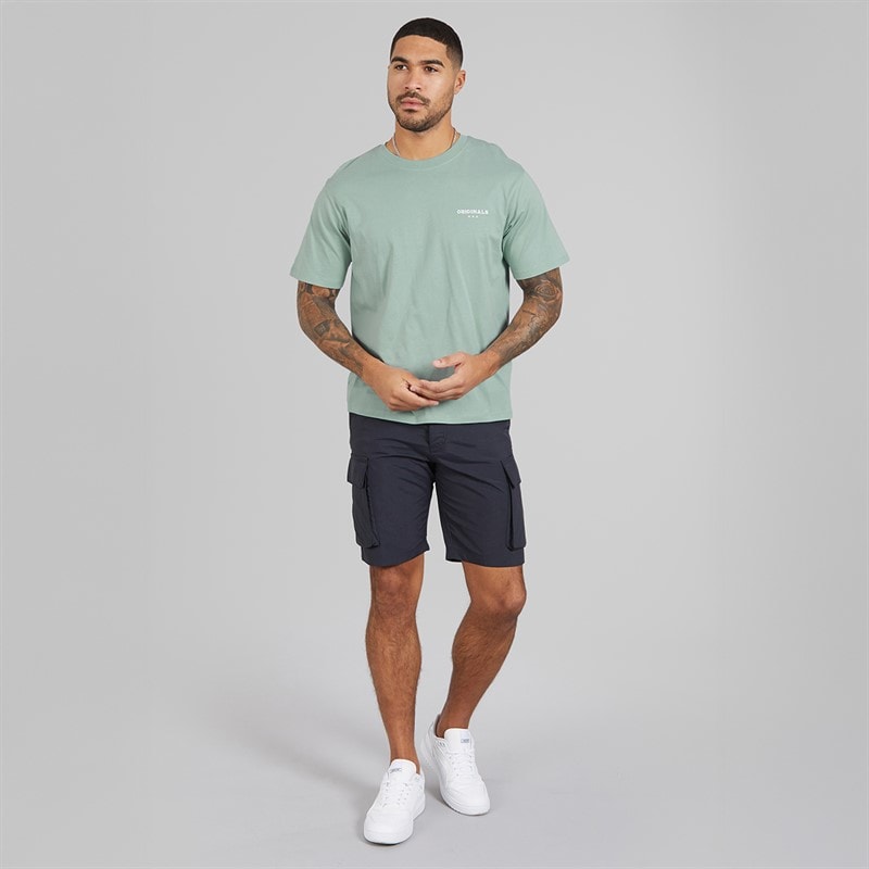 Mens Mykonos Back T-Shirt Gray Mist - Image 4