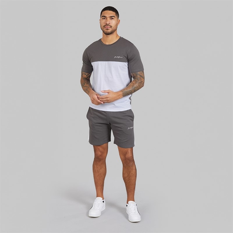 Mens Trip T-Shirt And Shorts Set Castlerock - Image 4
