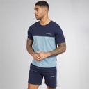 Mens Trip T-Shirt And Shorts Set Navy Blazer