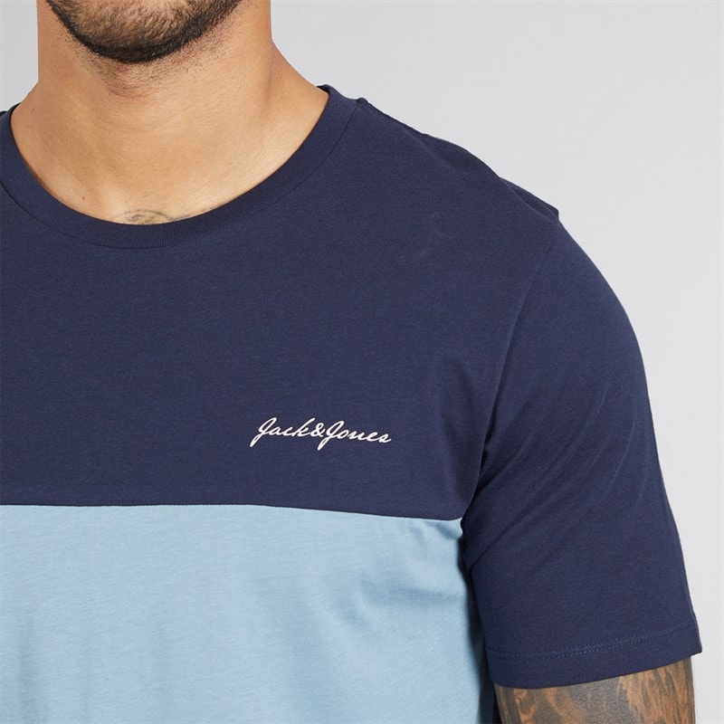 Mens Trip T-Shirt And Shorts Set Navy Blazer - Image 3