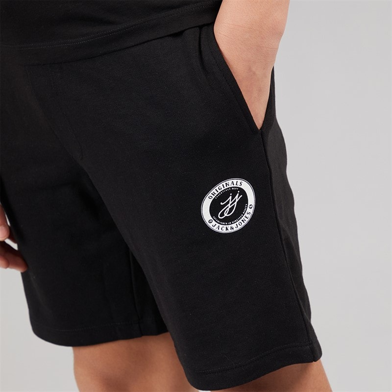 Boys Theo T-Shirt And Shorts Set Black - Image 5