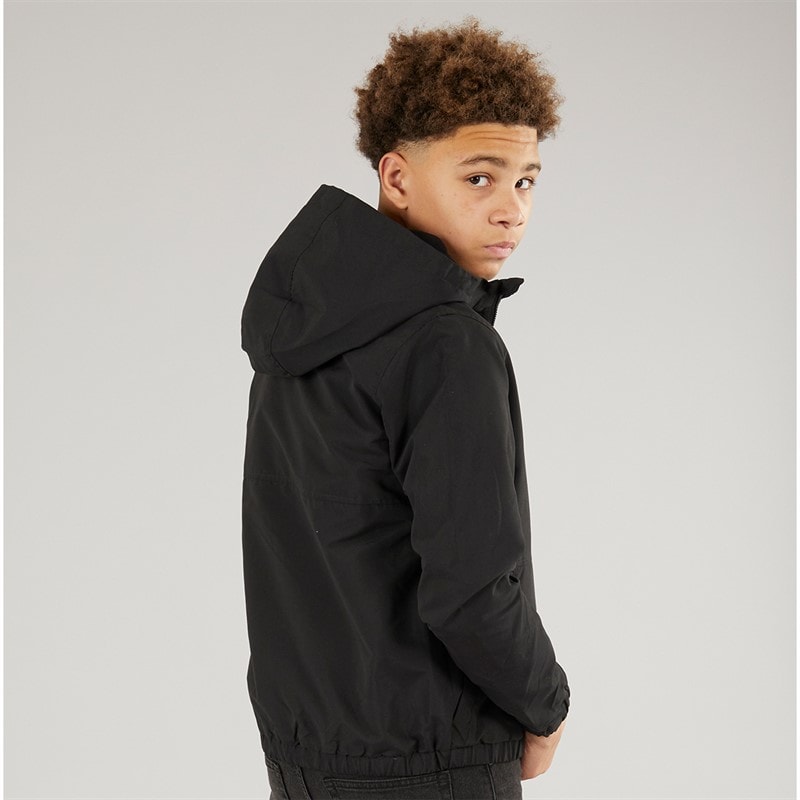Boys Mash Bomber Jacket Black - Image 2
