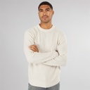 Mens Rice Knit Jumper Oatmeal